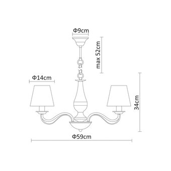 Светильник подвесной Arte Lamp A9368LM-5AB 