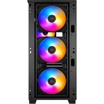  Корпус Deepcool Matrexx 55 Mesh 4FS (DP-ATX-MATREXX50-MESH-4FS), EATX, Midi-Tower, USB 3.0, RGB подсветка, черный, без БП 