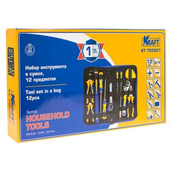  Набор инструмента KRAFT 12 предметов сумка KT 703001 