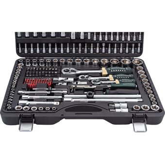  Набор инструмента RockForce RF-38841 1/2 1/4 3/8DR с 6-гранными головками 216 предметов 