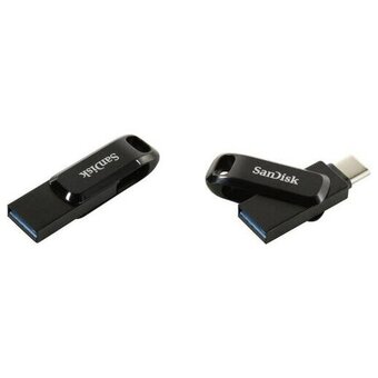  USB-флешка Sandisk 64Gb Ultra Dual Drive Go SDDDC3-064G-G46 USB3.1 черный 