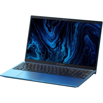  Ноутбук Digma Pro Sprint M (DN15P7-ADXW03) Core i7 1165G7 16Gb SSD512Gb Intel Iris Xe graphics 15.6" FHD (1920x1080) Win11 Pro Multi Language 64 blue 