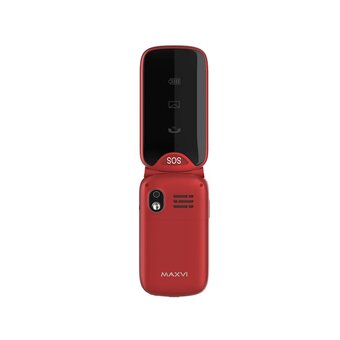  Мобильный телефон Maxvi E6 red 