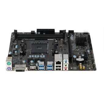  УЦ Материнская плата MSI A320M-A Pro sAM4, mATX, AMD A320, 2xDDR4-3200, 1xPCI-E2.0x16/1xPCI-E3.0x1, SATA0,1,10, GLAN, Realtek ALC887, (после ремонта) 