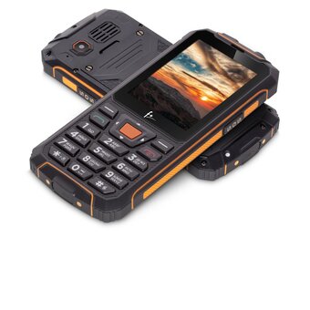  Мобильный телефон F+ R280 Black-orange 