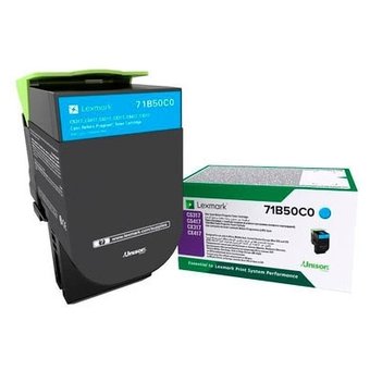  Картридж Lexmark 71B50C0 2300 стр. голубой для CS317dn, CS417dn, CS517de, CX317dn, CX417dn,CX517de 