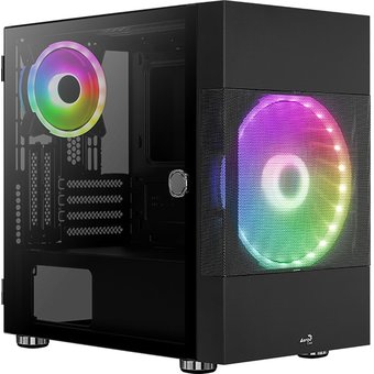  Корпус Aerocool Atomic Lite-G-BK-v2 ACCS-PV33123.11 черный без БП ATX 1x120mm 2xUSB2.0 1xUSB3.0 audio 