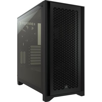  Корпус Corsair 4000D Airflow TG CC-9011200-WW черный без БП ATX 4x120mm 4x140mm 1xUSB3.0 audio bott PSU 