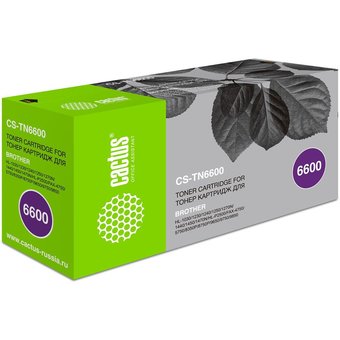  Тонер-картридж Cactus CS-TN6600 для принтеров Brother HL-1030/1230/1240/1250/1270N/1440/1450/1470N 