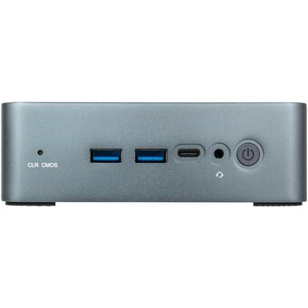  Неттоп Hiper ED20 (I5124R16N5WPG) i5 12400P (1.7) 16Gb SSD512Gb Iris Xe Windows 11 Professional GbitEth WiFi BT 65W черный 
