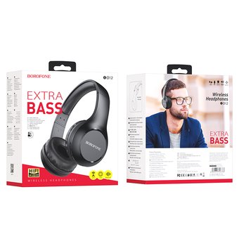  Наушники bluetooth Borofone BO12 Power, black 