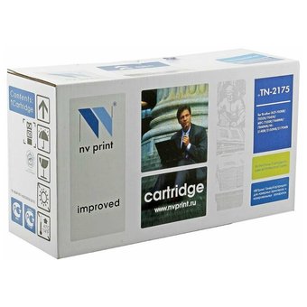  Картридж совместимый NVPrint NV-TN2175T Brother TN-2175T для HL-2140R/2142/2150NR/2170WR/DCP-7030R/7032/7040/7045NR/MFC-7320R/7440NR/7840WR (2600k) 