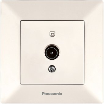  Розетка телевизионная Panasonic Arkedia (WMTC04542BG-RU) скрыт. IP20 бежевый (1шт) 