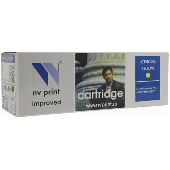  Картридж совместимый NVPrint NV-CF402AY HP Laser Jet Pro M252, MFP M277 CF402A Yellow (1400k) 