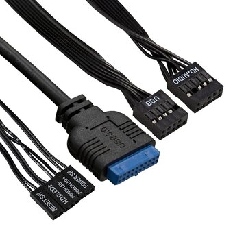  Корпус ExeGate AA-440U EX290173RUS Miditower (ATX, без БП, 2*USB+1*USB3.0, аудио, черный) 