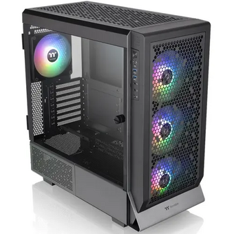  Корпус Thermaltake Ceres 500 TG ARGB (CA-1X5-00M1WN-00) черный без БП ATX 4x140mm 2xUSB3.0 1xUSB3.1 audio bott PSU 