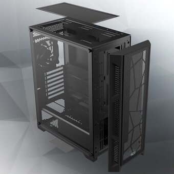  Корпус Raijintek Arcadia III 0R20B00224 (mesh front panel, ATX, Tempered glass side panel, Supports 365mm length VGA card) 