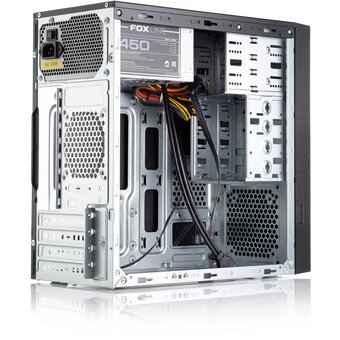  Корпус Foxline FL-733R (FL-733R-U32) Case , mATX, 2x5.25EXT, 2x3.5EXT, 5x3.5INT, 2xUSB3.0, HDA, w/o FAN, PSU, no pwr cord 