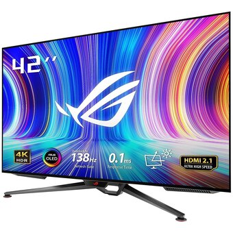  Монитор Asus Rog Swift PG42UQ (90LM0850-B01170) черный 