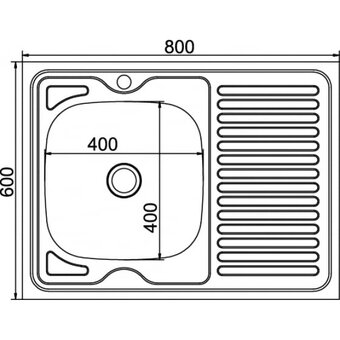 Мойка Mixline 527970 60х80 