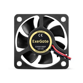  Вентилятор ExeGate EX05015B2P EX295222RUS (50x50x15 мм, 2-Ball (двойной шарикоподшипник), 2pin, 6000RPM, 33dBA) 