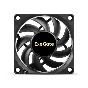  Вентилятор ExeGate ExtraSilent ES07015S2P EX295230RUS (70x70x15 мм, Sleeve bearing (подшипник скольжения), 2pin, 2000RPM, 18dBA) 
