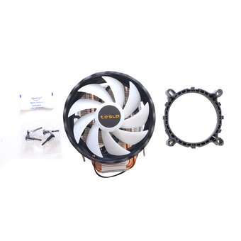  Кулер Tesla 920RGB V2 для Socket 775/115x/1200/1356/1366/1700/AM2/AM2+/AM3/AM3+/FM1/AM4/AM5/FM2/FM2+, 120 мм, 1600rpm, 23 дБА, 135 Вт 