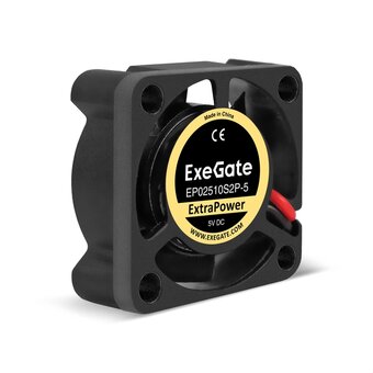  Вентилятор ExeGate ExtraPower EP02510S2P-5 EX295188RUS (25x25x10 мм, Sleeve bearing (подшипник скольжения), 2pin, 12000RPM, 26dBA) 