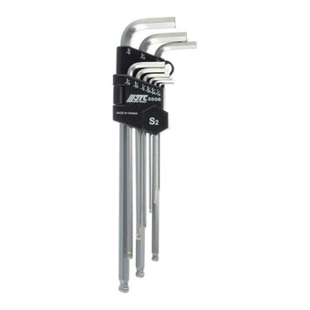  Набор ключей шестигранных JTC 3506 1/16"-3/8" удлиненных с шаром 9 предметов 