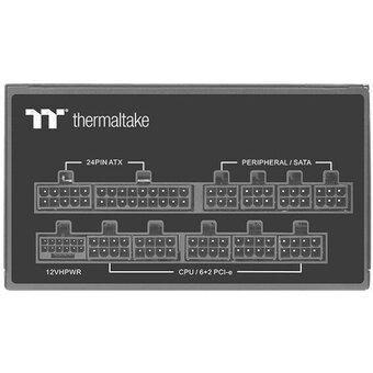  Блок питания Thermaltake Toughpower GF A3 (PS-TPD-1050FNFAGE-H) ATX 1050W Gen.5 80+ gold 24pin APFC 140mm fan 12xSATA Cab Manag RTL 