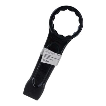  Ключ накидной ROCKFORCE RF-79375 ударный односторонний 75мм L-320мм 