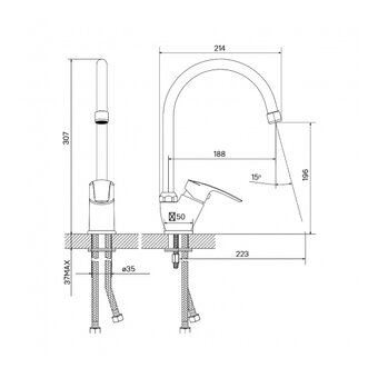  Смеситель для кухни IDDIS Ray RAYSB00i05 