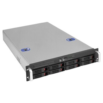  Корпус ExeGate Pro 2U660-HS08 EX292255RUS RM 19", высота 2U, глубина 660, без БП, 8xHotSwap, USB 