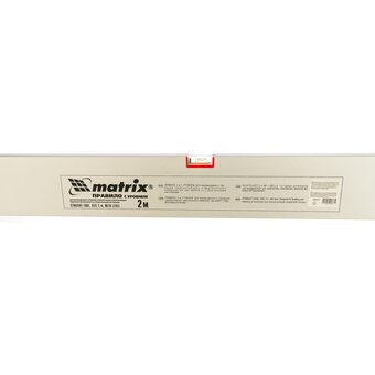  Правило алюминиевое Matrix 89637 с уровнем/L-2,0 м 