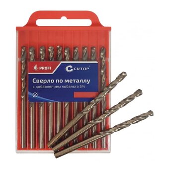  Сверла Cutop Profi (48-37-10) 3,7х70 по металлу 10 шт 