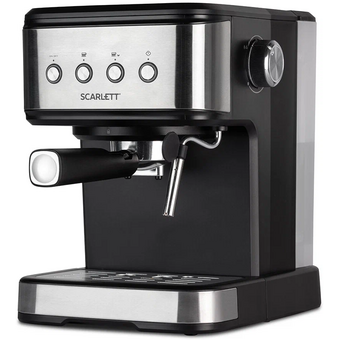  Кофеварка рожковая Scarlett SC-CM33022 серебристый/черный 