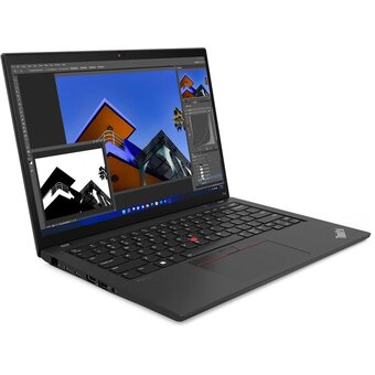  Ноутбук Lenovo ThinkPad T14 Gen 3 (21AJSAA000) 14" WUXGA IPS 300N/i5-1240P/16GB/SSD512GB/Intel UHD/FingerPrint/LTE/Backlit/Win11Pro/Black 