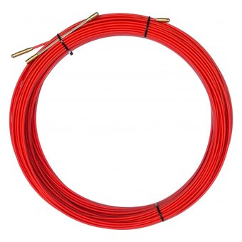  Протяжка кабельная REXANT 47-1050 мини УЗК в бухте/, стеклопруток, d-3,5мм, 50м красная 