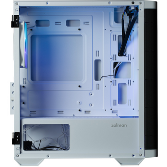  Корпус ZALMAN M4 White, MATX, White, Window, 1xCombo (3.5'' or 2.5''), 1x3.5", 2x2.5", 1xUSB2.0, 2xUSB3.0, Front 3x120mm ARGB, Rear 1x120mm ARGB 