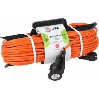  Удлинитель силовой ЭРА Б0046814 UFx-1e-3x1.5-50m-IP44 на рамке с/з 1 гнездо 50м ПВС 3х1.5 