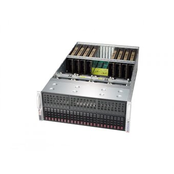  Корпус SuperMicro Barebone SYS-4029GP-TRT 4U/Dual Socket P LGA 3647/24 DIMMs up to 6TB/8 PCI-E 3.0 x16 slots/Up to 24 Hot-swap 2.5" 
