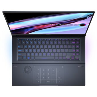  Ноутбук Asus Zenbook Pro 16X OLED UX7602VI-MY073X (90NB10K1-M00430) i9 13900H 32Gb SSD2Tb GeF RTX4070 8Gb 16" OLED Touch 3.2K (3200x2000) Win11 Pro 