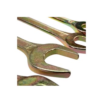  Набор ключей рожковых REXANT 12-5845-2 6-32 мм, 12 шт желтый цинк 