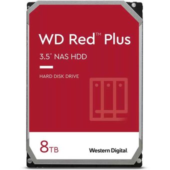  HDD WD Original SATA-III 8Tb WD80EFBX NAS Red Plus (7200rpm) 256Mb 3.5" 