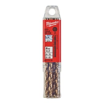  Сверло Milwaukee 4932373340 HSS-CO по металлу 4.2 мм 