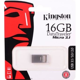  USB-флешка Kingston DataTraveler Micro 16GB USB 3.1 (DTMC3/16GB) 