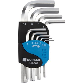  Набор ключей шестигранных NORGAU N42-009 061003809 (9 шт) 