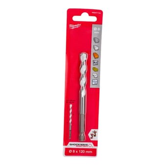  Сверло Milwaukee 4932471104 HEX по мультиматериалам 8x120 (1шт.) 