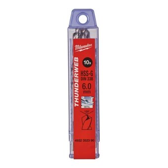  Сверла Milwaukee Thunderweb 4932352390 HSS-G по металлу 6.0x93 мм (10шт) 