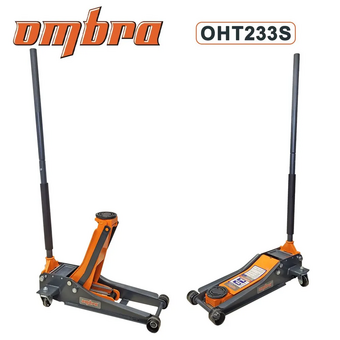  Домкрат подкатной Ombra OHT233S (59074) 3 т. двухпоршневой, 75-505 мм 